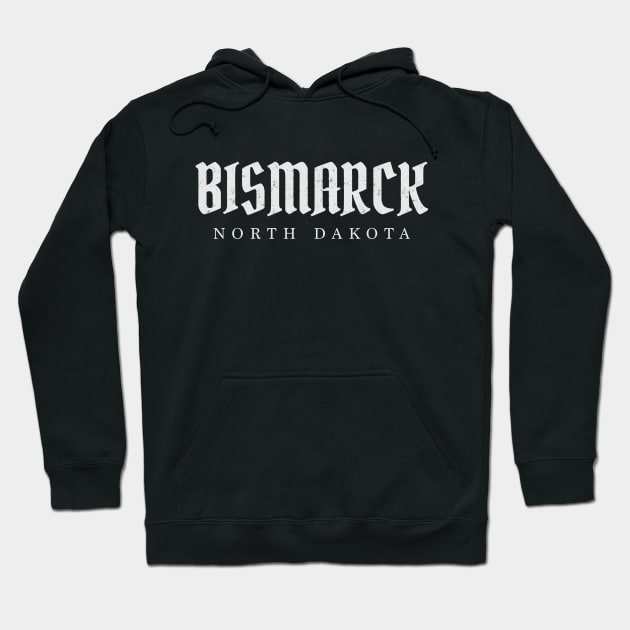 Bismarck, North Dakota Hoodie by pxdg